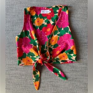 NWOT RESA Dena Top in Cuba print